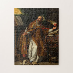 Saint Augustine by Philippe de Champaigne Jigsaw Puzzle