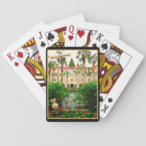 Saint Augustine Florida Lightner Museum  Gardens Playing Cards