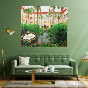 Saint Augustine Florida Lightner Museum & Gardens  Tapestry by Sozo4all at Zazzle