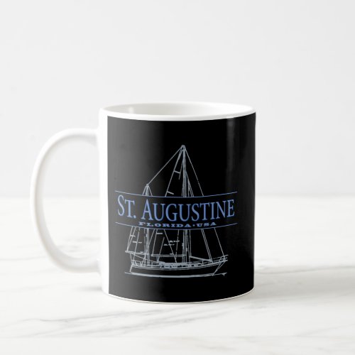 Saint Augustine Florida Sailing Coffee Mug