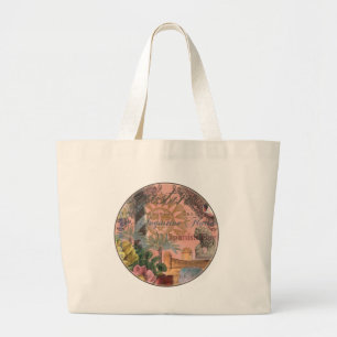 saint augustine florida travel antique art large tote bag