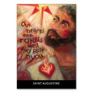 Saint Augustine Holy Spirit Prayer Card