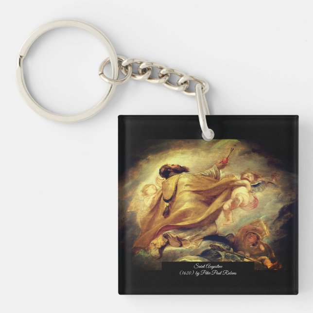 Saint Augustine Keychain (Front)