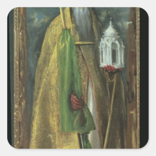 Saint Augustine of Hippo 1590 Square Sticker