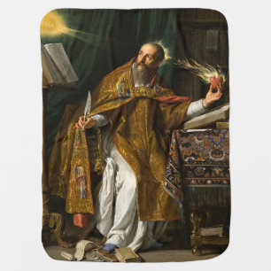 Saint Augustine of Hippo Baby Blanket