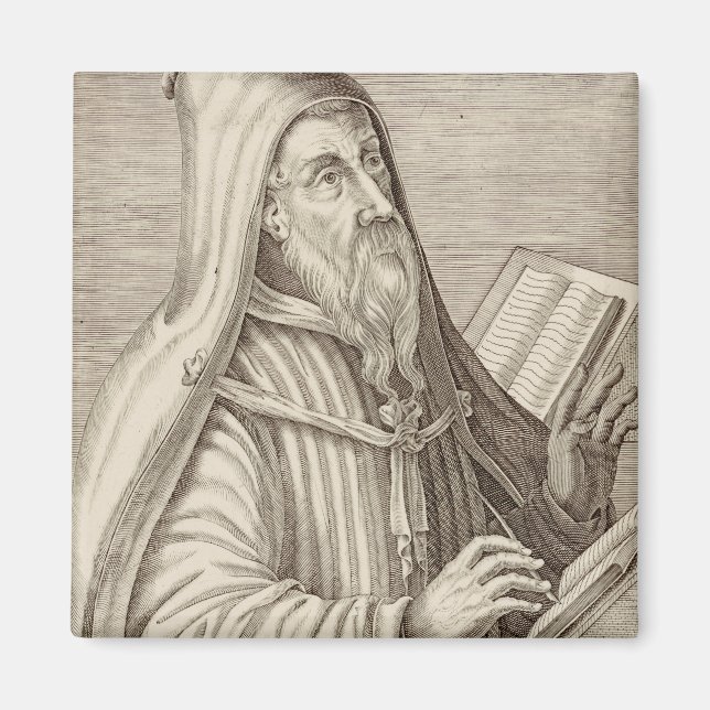 Saint Augustine of Hippo Doctor of the Church Magnet (Front)