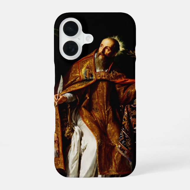 Saint Augustine of Hippo Iphone Case (Back)
