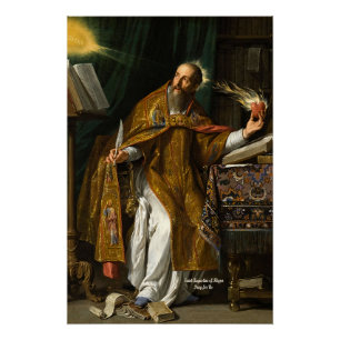Saint Augustine of Hippo Poster