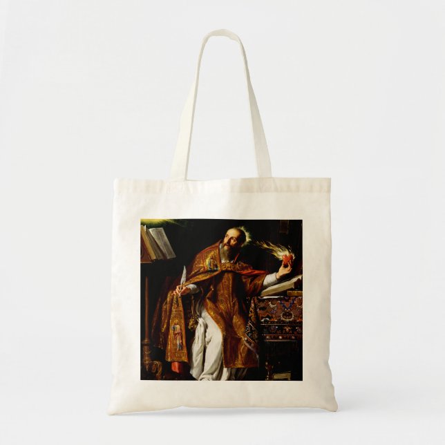 Saint Augustine of Hippo Poster Tote Bag (Front)