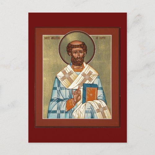 Saint Augustine of Hippo Prayer Card