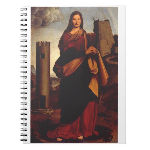 Saint Barbara by Giovanni Antonio Boltraffio Notebook