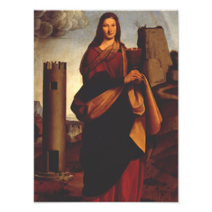 Saint Barbara by Giovanni Antonio Boltraffio Photo Print