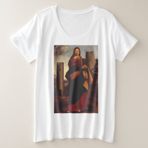Saint Barbara by Giovanni Antonio Boltraffio Plus Size T-Shirt
