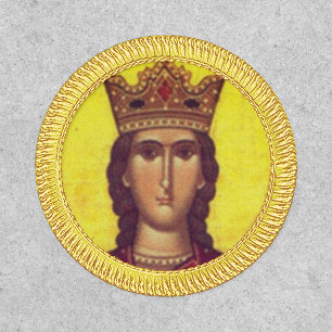Saint Barbara Icon Patch