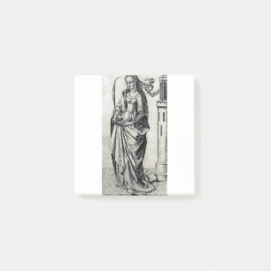 Saint Barbara of the Tower Sacred Graphic Art Post-it Notes