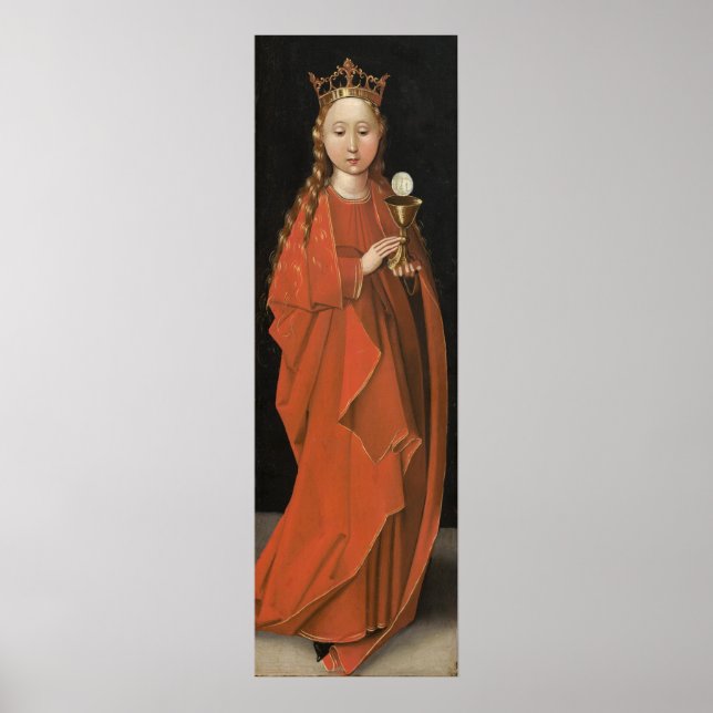 Saint Barbara - Starck Triptych Fine Art Poster (Front)