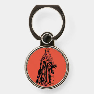 Saint Barbara Virgin and martyr Phone Ring Stand