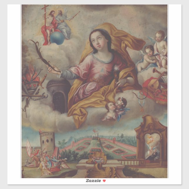 Saint Barbara Virgin and martyr Sticker (Sheet)