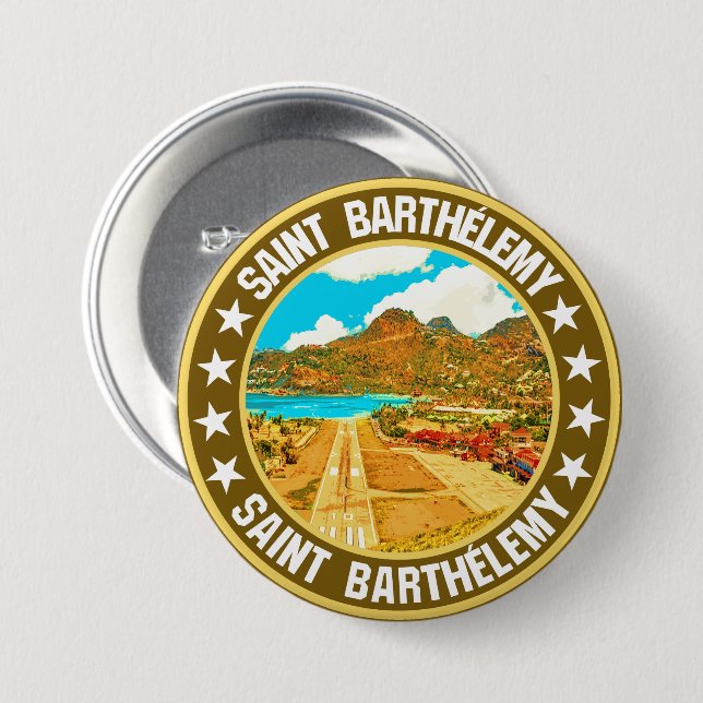 Saint Barthélemy                                   Button (Front & Back)