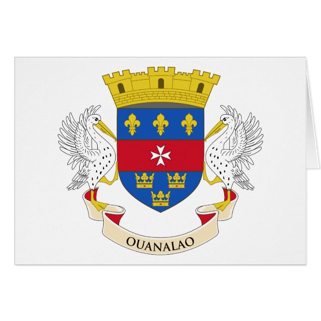 Saint Barthélemy Flag (Front Horizontal)