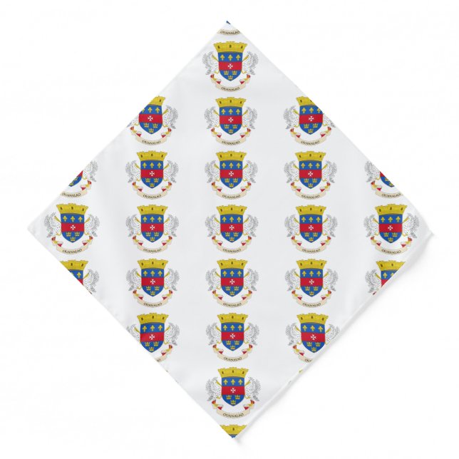 Saint Barthélemy Flag Bandana (Front)