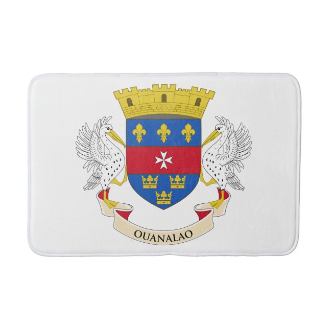 Saint Barthélemy Flag Bath Mat (Front)