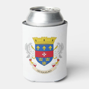 Saint Barthélemy Flag Can Cooler