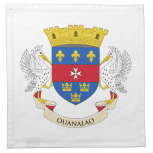 Saint Barthélemy Flag Cloth Napkin