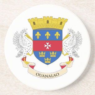Saint Barthélemy Flag Coaster