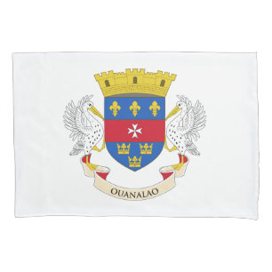 Saint Barthélemy Flag Pillow Case
