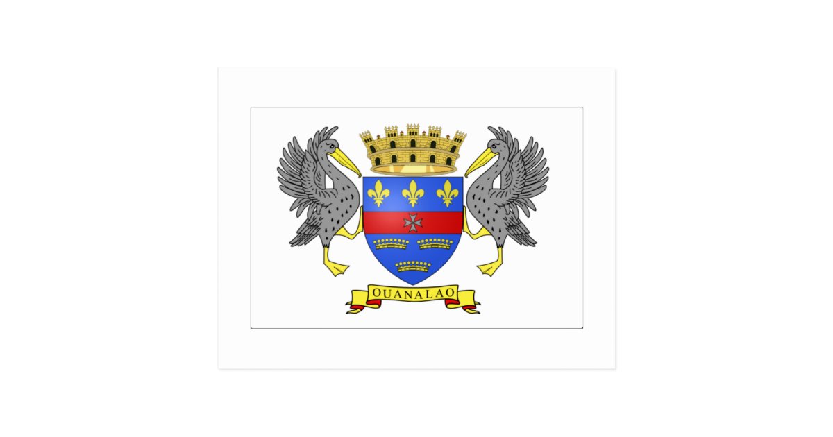 Download Saint Barthelemy Flag Postcard | Zazzle.com