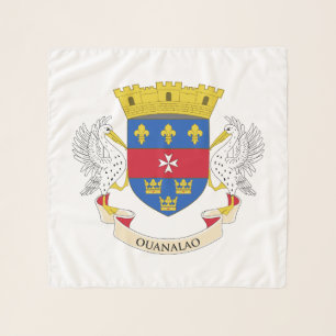 Saint Barthélemy Flag Scarf