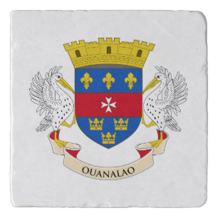 Saint Barthélemy Flag Trivet