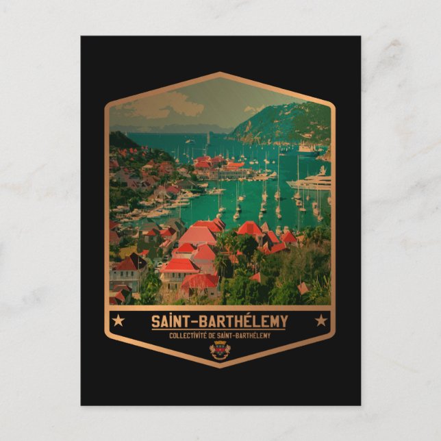 Saint Barthélemy Postcard (Front)