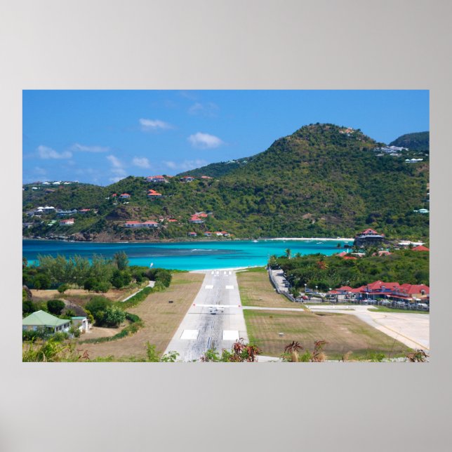 Saint Barthélemy (St. Barts) Airport Poster (Front)