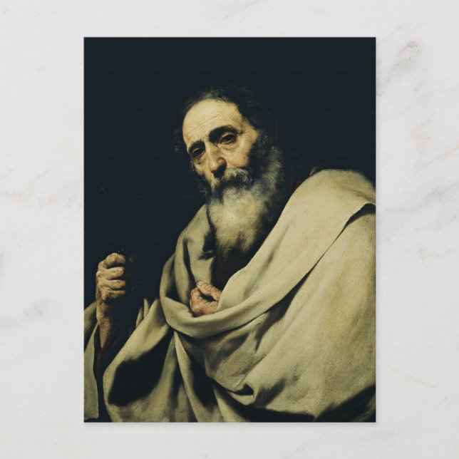 Saint Bartholomew the Apostle by Jusepe de Ribera  Postcard (Front)