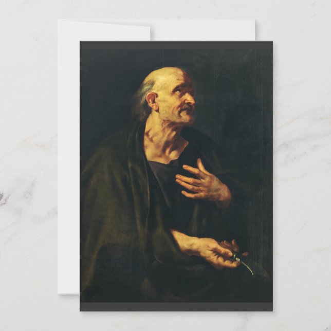 Saint Bartholomew the Apostle by Rubens Save The Date (Front)