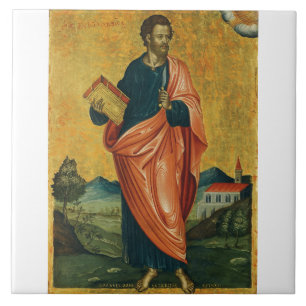 Saint Bartholomew the Apostle Fine Art Ceramic Tile