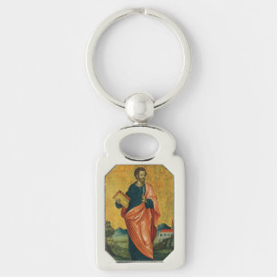 Saint Bartholomew the Apostle Fine Art Keychain