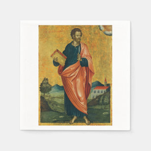 Saint Bartholomew the Apostle Fine Art Napkins
