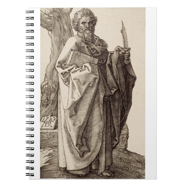 Saint Bartholomew the Apostle Fine Art Notebook (Front)