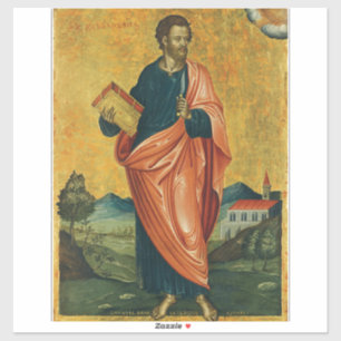 Saint Bartholomew the Apostle Fine Art Sticker
