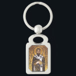 Saint Basil of Caesarea Keychain<br><div class="desc">Saint Basil of Caesarea was a bishop of Caesarea Mazaca in Cappadocia,  Asia Minor (modern-day Turkey). He was an influential theologian who supported the Nicene Creed and opposed the heresies of the early Christian church.</div>