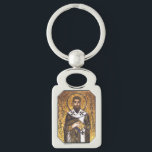 Saint Basil of Caesarea Keychain<br><div class="desc">Saint Basil of Caesarea was a bishop of Caesarea Mazaca in Cappadocia, Asia Minor (modern-day Turkey). He was an influential theologian who supported the Nicene Creed and opposed the heresies of the early Christian church.</div>