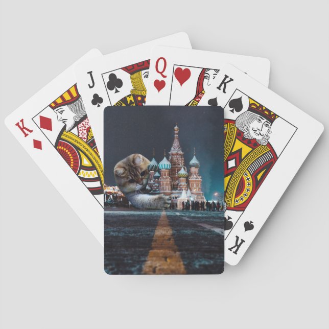 Saint Basil’s Cathedral and Hosico Poker Cards (Back)