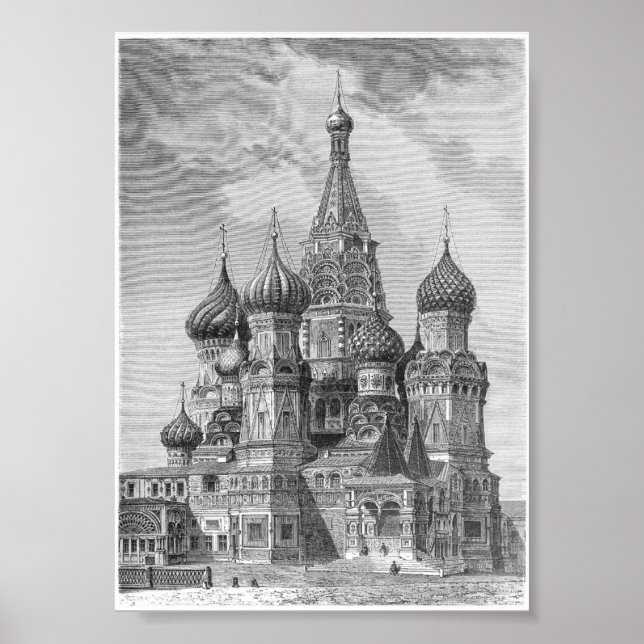 Saint Basil’s Cathedral, Moscow Poster (Front)