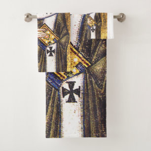 Saint Basil the Great Mosaic Bath Towel Set