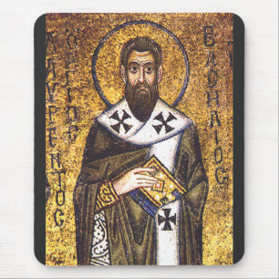 Saint Basil the Great Mosaic Mouse Pad