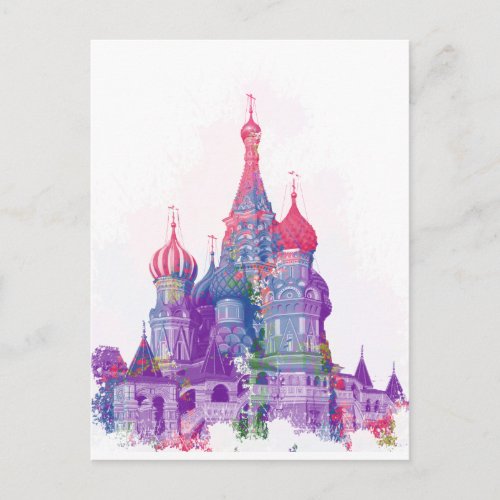 Saint Basils Cathedral Moscow Postcard