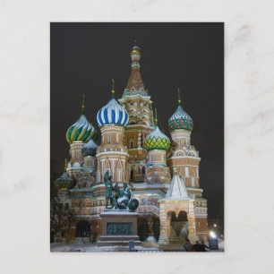 Saint Basil's Night Postcard